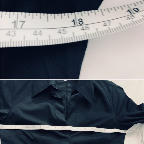 Armani Collezioni US6 Killer Vintage/Blk Top button pullover side-zip 🤩 blouse - Picture 13 of 16